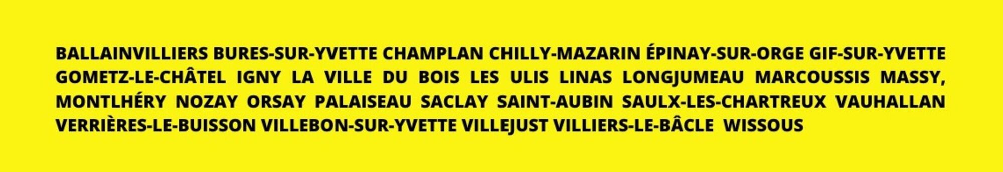 AGGLOMERATION PARIS SACLAY