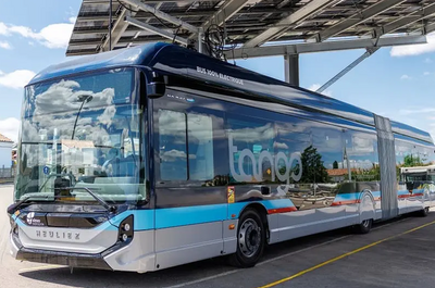 Bus articulé_Nimes Métropole